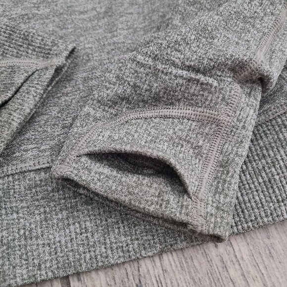 Lululemon Engineered Warmth Half Zip Pullover Grey Size 4 - Picture 11 of 11